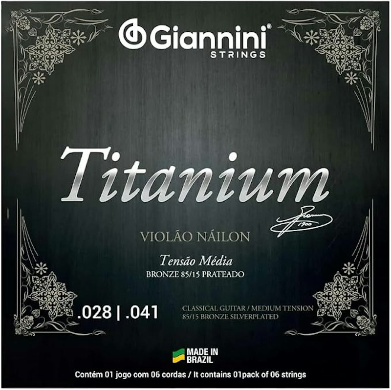Encordoamento para Violão Titanium Bronze 85/15 GENWTM 1