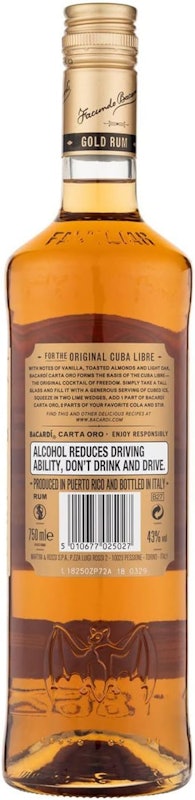 Bacardí Carta Oro 2