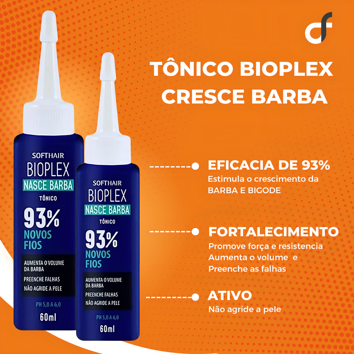 Tônico Nasce Barba Bioplex Soft Hair 4