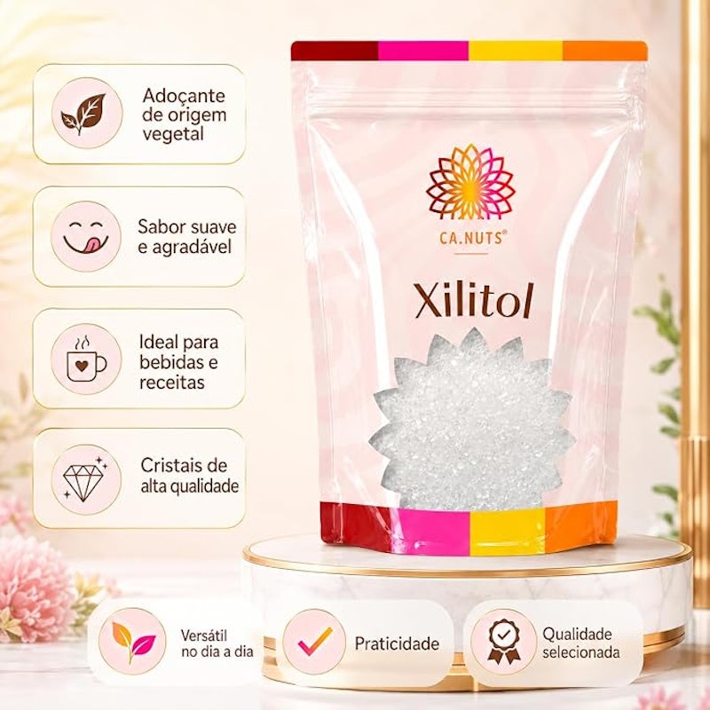 Xilitol Cristal Premium Adoçante Natural 2