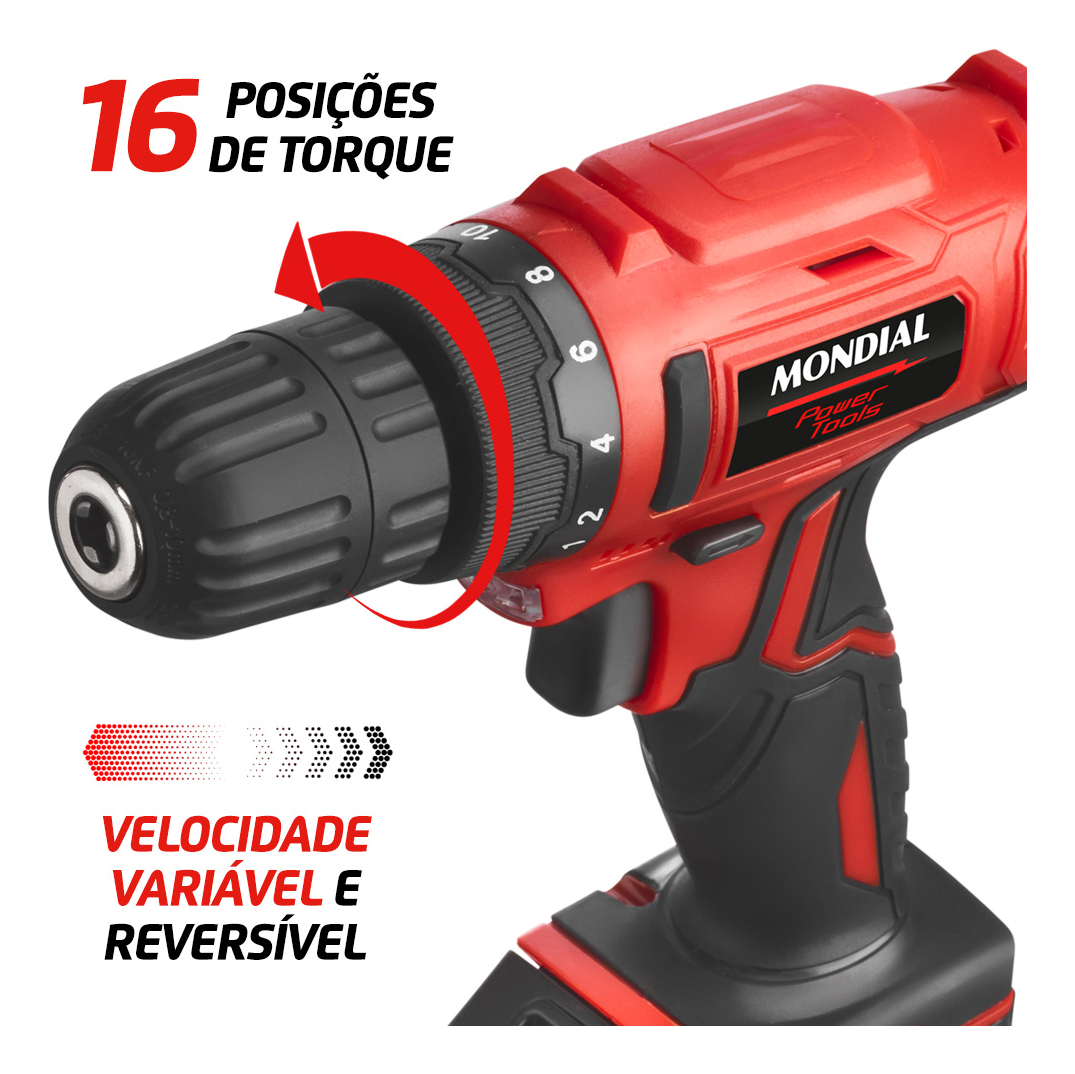 Parafusadeira e Furadeira Power Tools 4