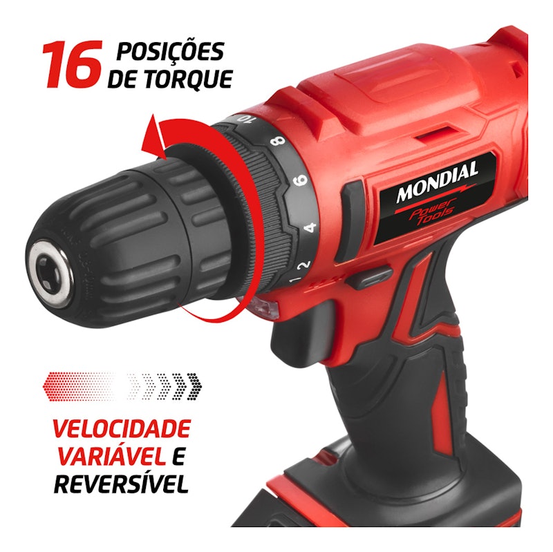 Parafusadeira e Furadeira Power Tools 4