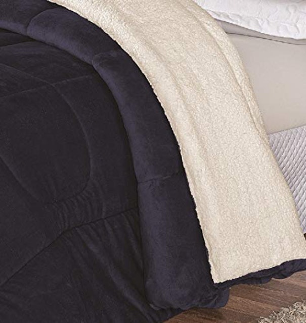 Coberdrom King Everest Dupla Face Manta Flannel e Sherpa 2