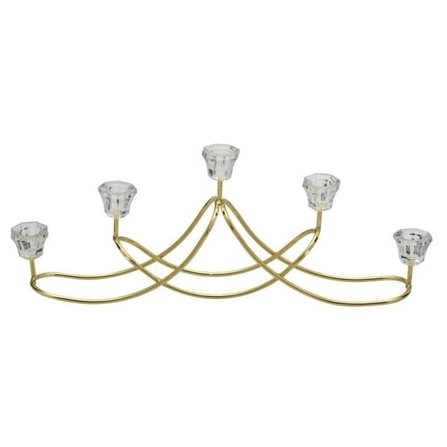 Candelabro Dourado para 5 Velas 1