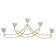 ROJEMAC Candelabro Dourado para 5 Velas 1