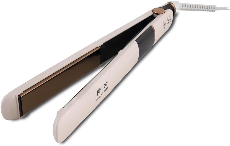 Prancha de Cabelo Titanium Chrome Rose Bivolt 4