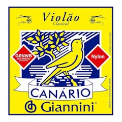 Encordoamento para Violão Náilon 6 Cordas Giannini Canário GENWB