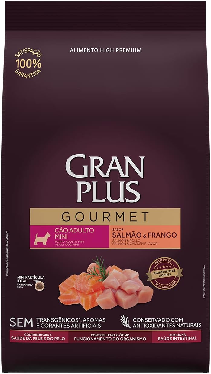 Gourmet Cão Adulto Mini - Salmão & Frango 1