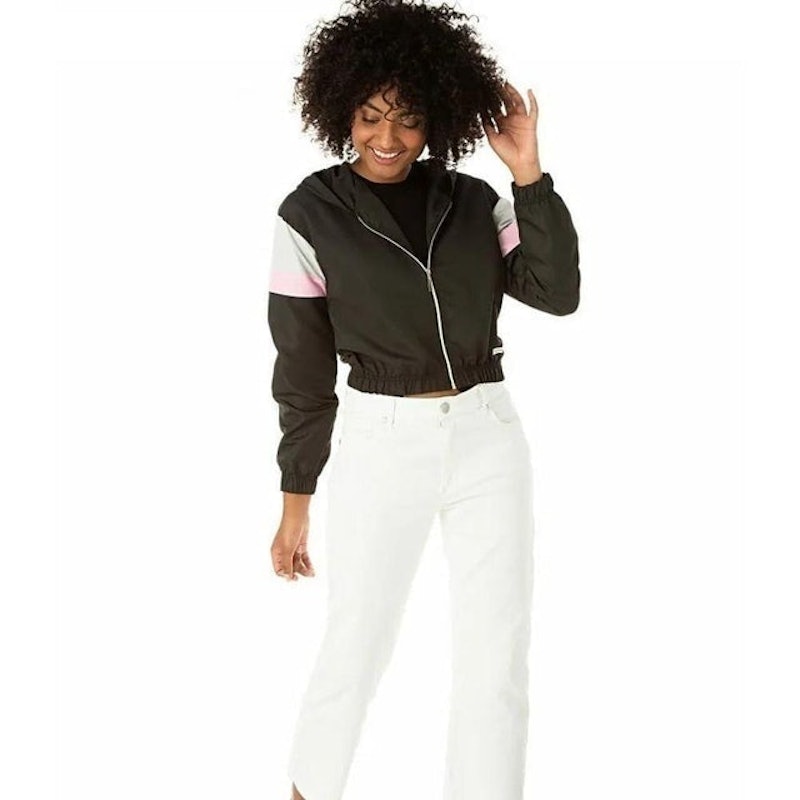 Jaqueta Corta-Vento Feminina Cropped 1