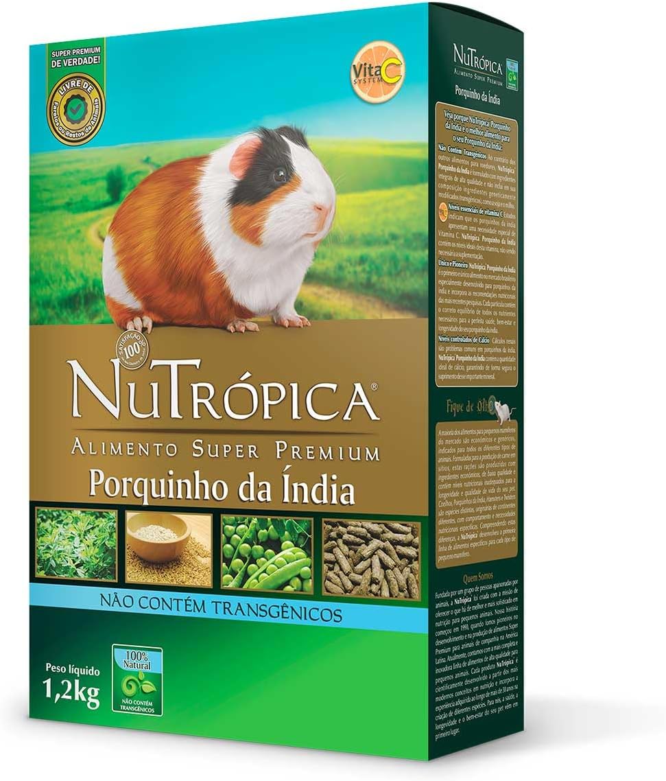 Top 10 Melhores Rações para Porquinho-da-Índia (Nutrópica e mais) 1