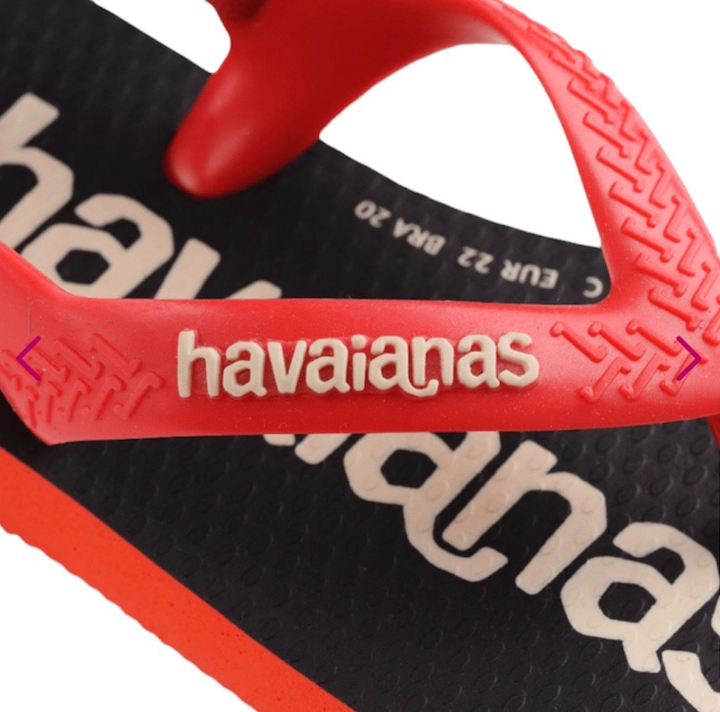 Chinelo Havaianas Baby Logomania 2
