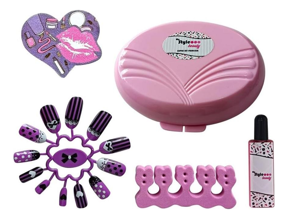 Maquiagem Infantil My Style Beauty Super Kit Princesa Multikids 3