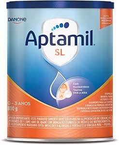 Fórmula Infantil: Aptamil SL 800 g - 0-3 anos 1