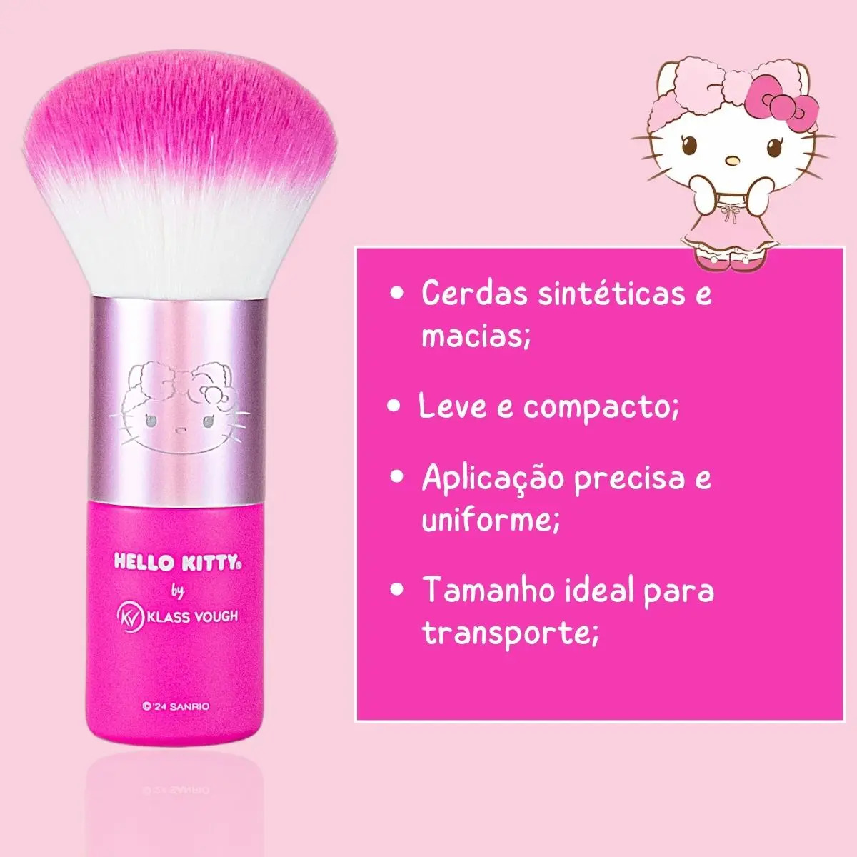 Pincel Kabuki de Maquiagem by Hello Kitty 2