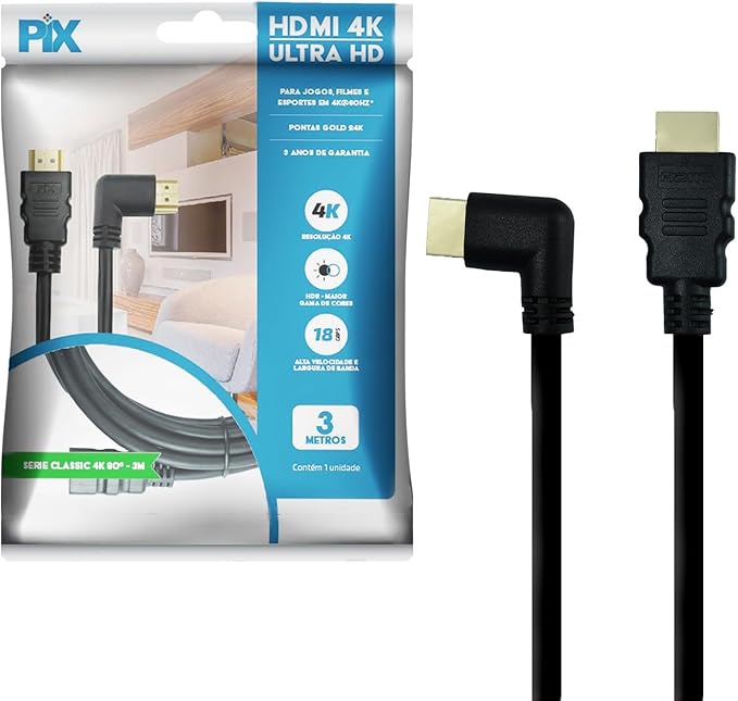 Top 10 Melhores Cabos HDMI em 2026 (Pix, Elgin e mais) 3