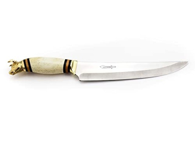 Faca para Churrasco 9" Zakharov Golden Bull Cabo de Osso 1