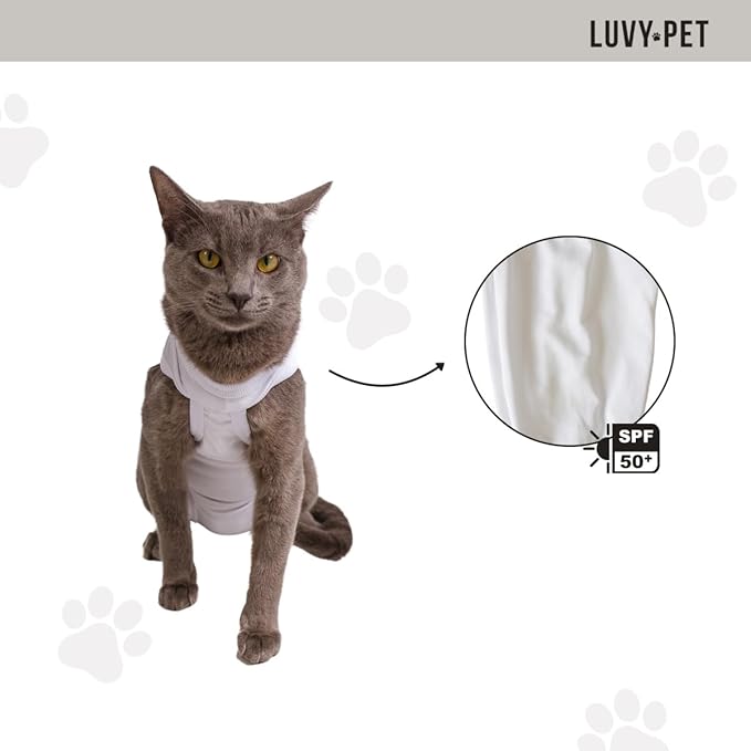 Roupa para Gato Pós-Cirúrgica Castração 5