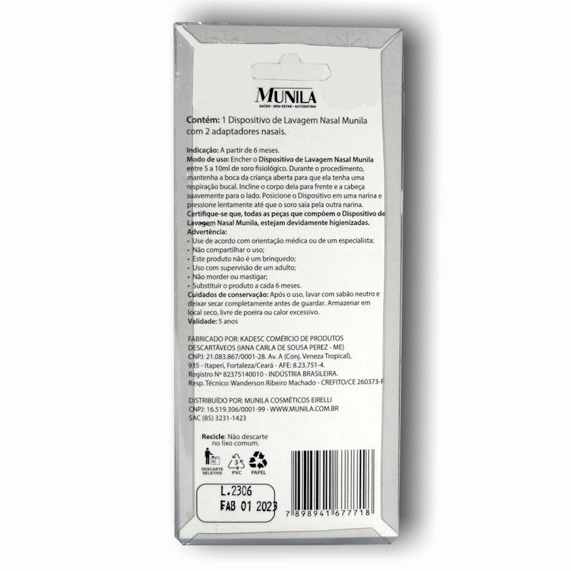 Seringa Nasal Tchau Funga Funga - Munila Kids 2