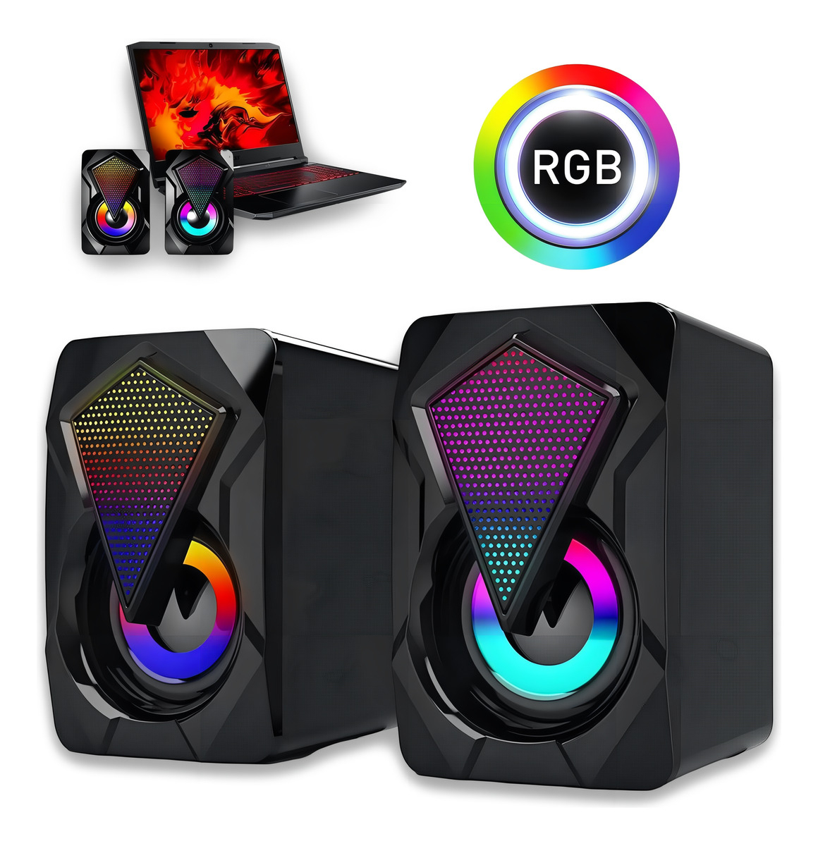 Caixa de Som para PC Knup 3