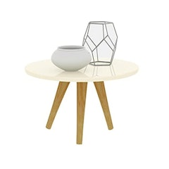 Mesa de Centro Redonda Retrô Cissa