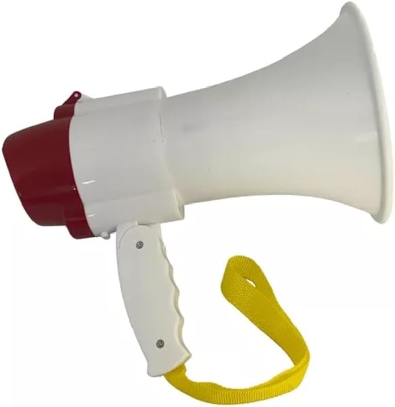 Megafone Portátil Recarregável Sirene Gravador 1