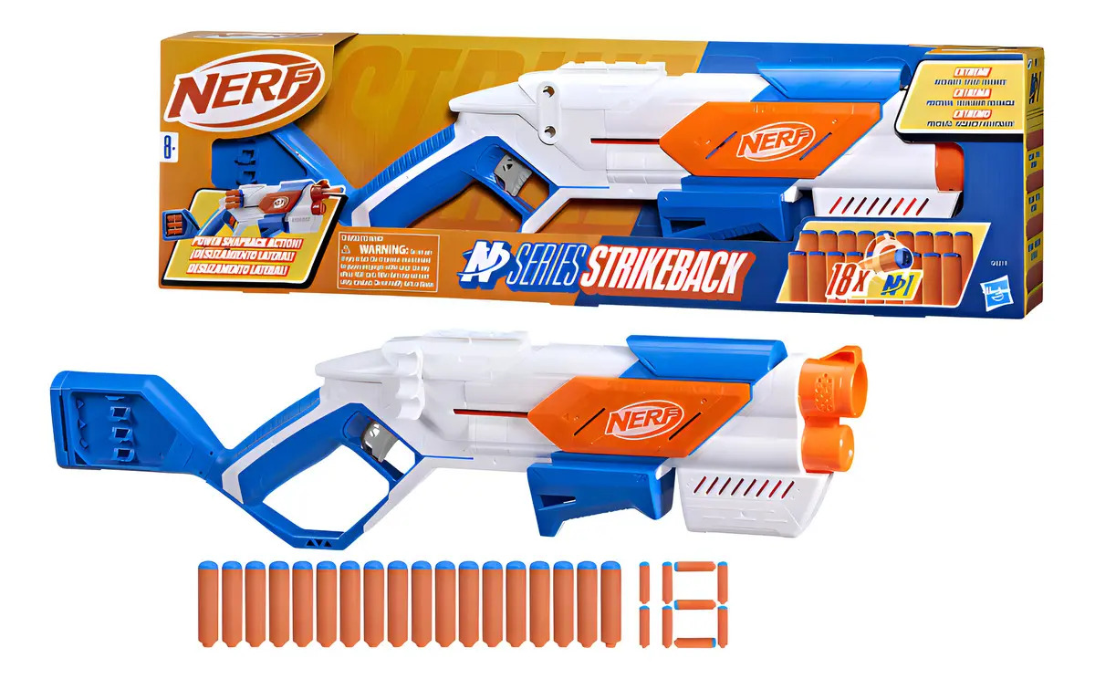 Lançador Nerf N Series Strikeback 1