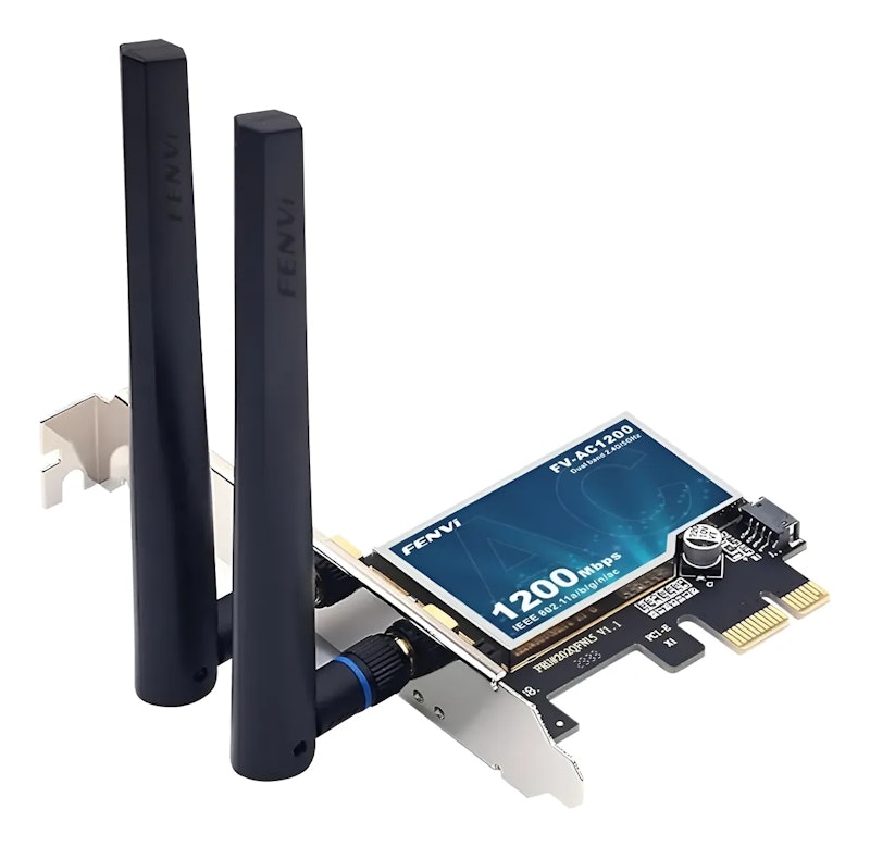 Placa Wi-Fi 1200 Mbps 2.4/5 GHz C Bluetooth 4.0 1