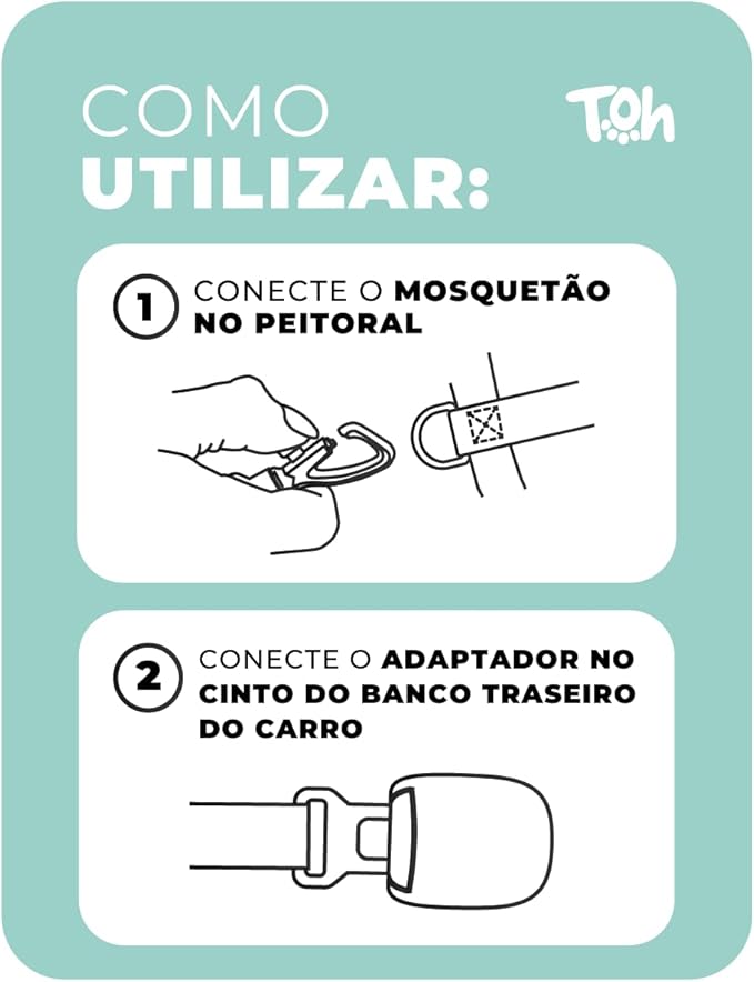 Adaptador Cinto de Segurança U Fiji 4