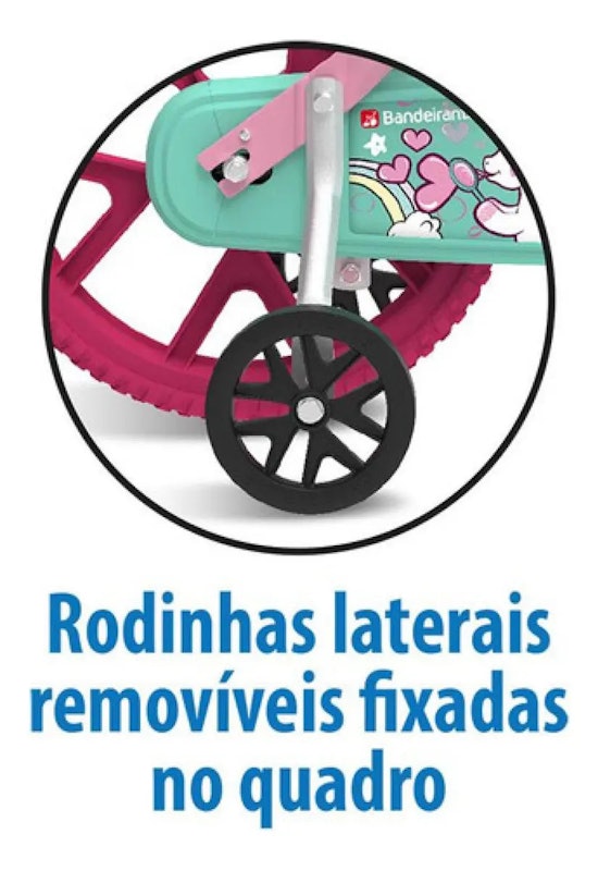 Bicicleta Aro 14 Bandeirante Unicórnio 4