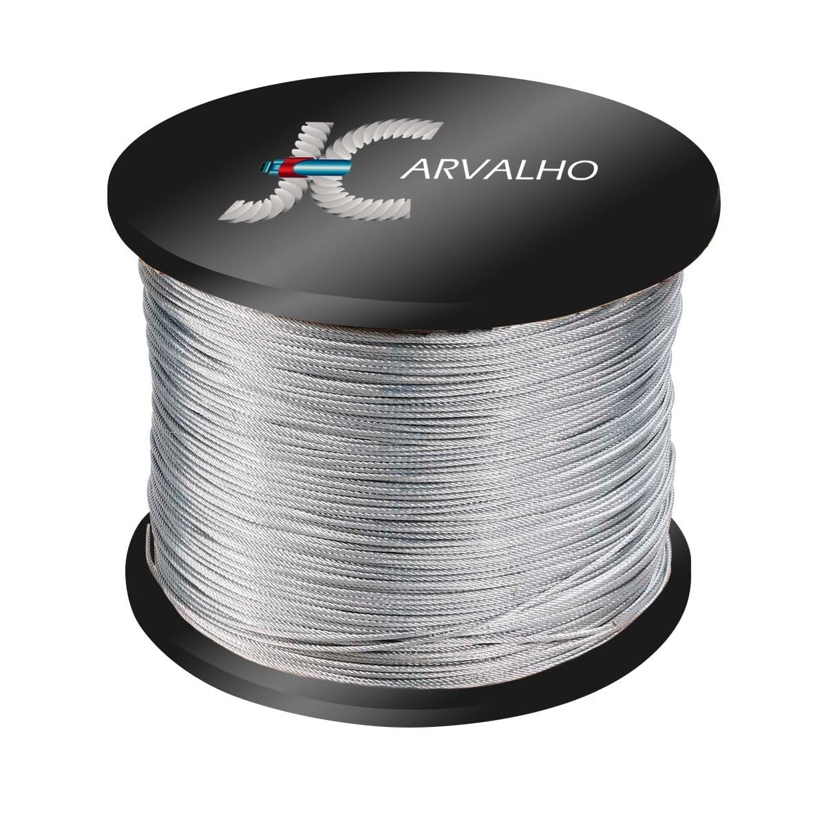 Cabo de Aço 1x16 para Varal Revestido PVC Cristal 1