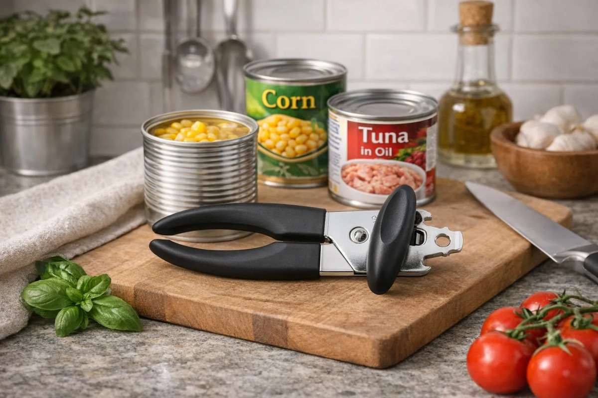 Oikos Abridor de Latas Inox Multiuso 4