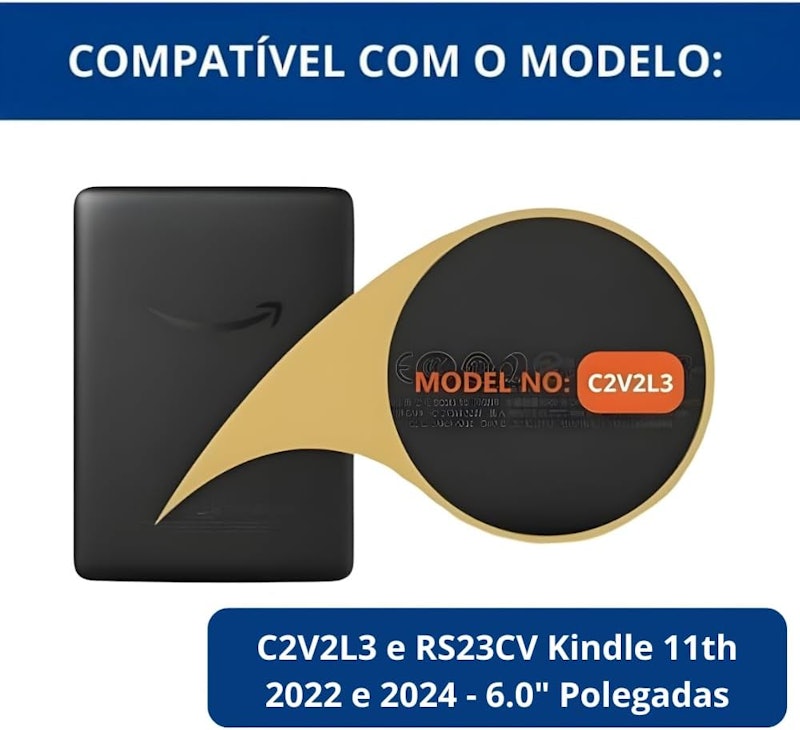 Capa Kindle 11ª Geração 6” 4