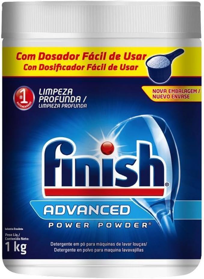 Detergente Finish Powder Advanced 1