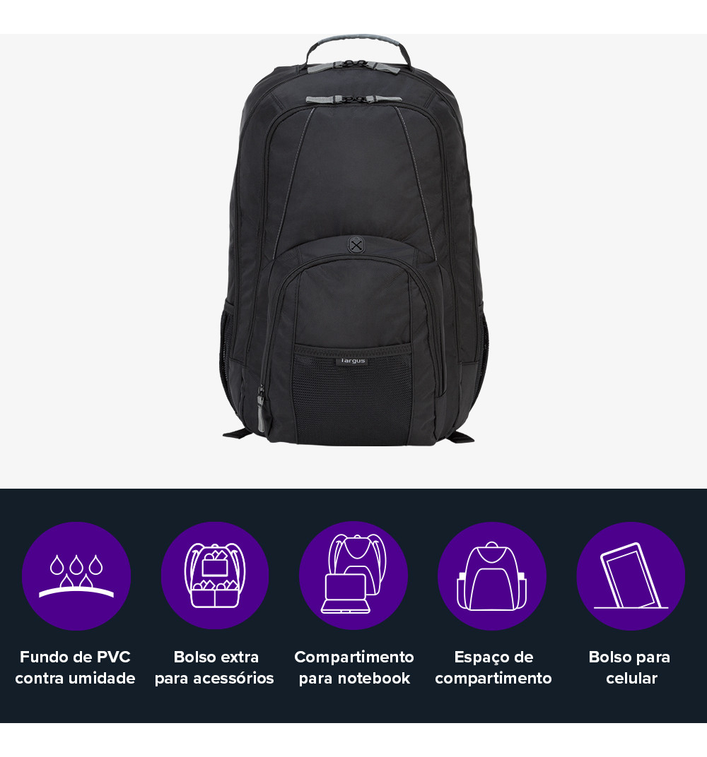 Mochila Groove 17" Targus  2
