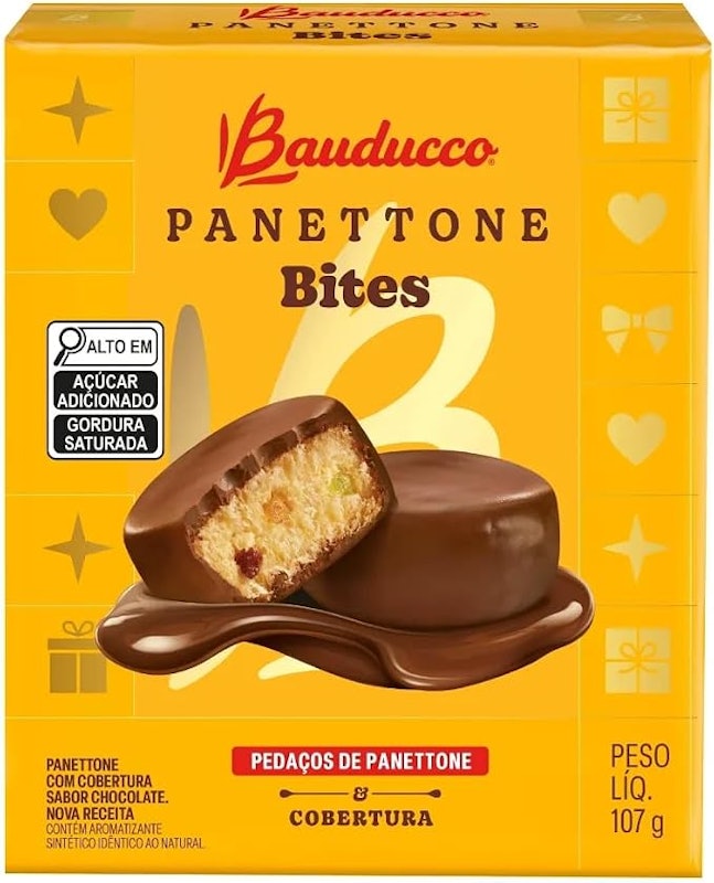 Kit 3 Panettones Bauducco Bites 1