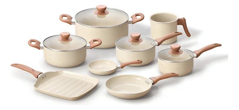 Kit 8 Panelas com Antiaderente Cerâmico Terrara 1