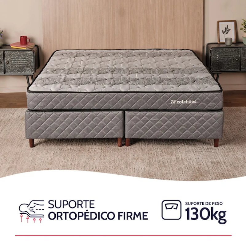 Cama Box Solteiro Ortopédico Firme 2