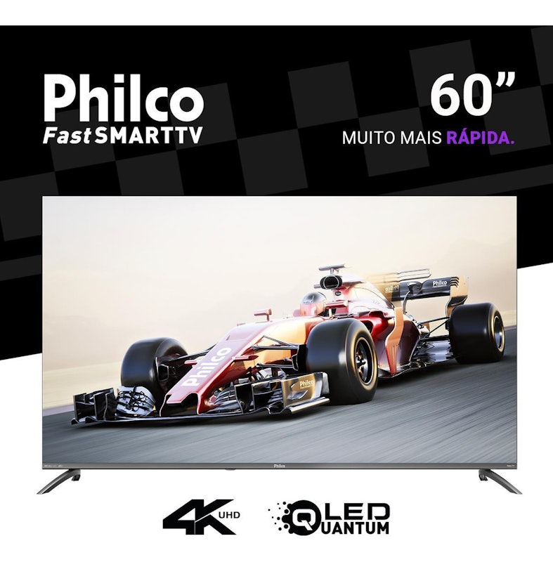 Smart TV 60" Philco QLED Roku Dolby Audio P60CRA 3
