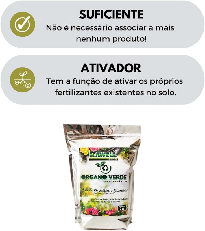 Adubo Orgânico Bokashi Fertilizante Organo Verde 3
