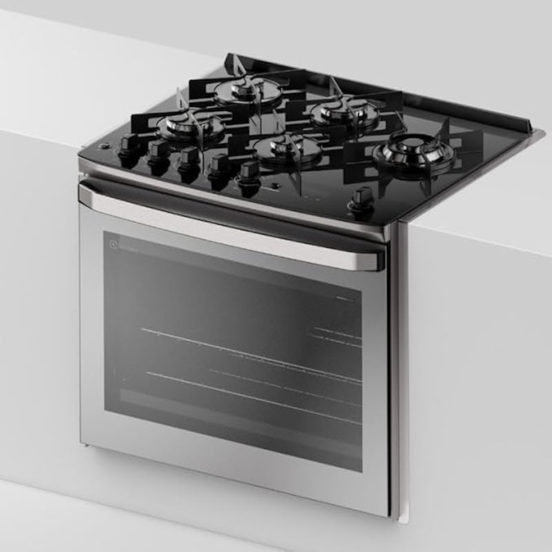 Fogão de Embutir 5 Bocas Experience Mesa de Vidro e Grill 2