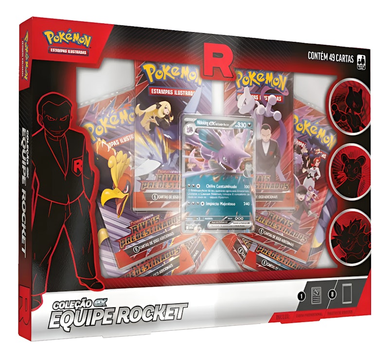 Box Coleção EX Equipe Rocket Mewtwo 1