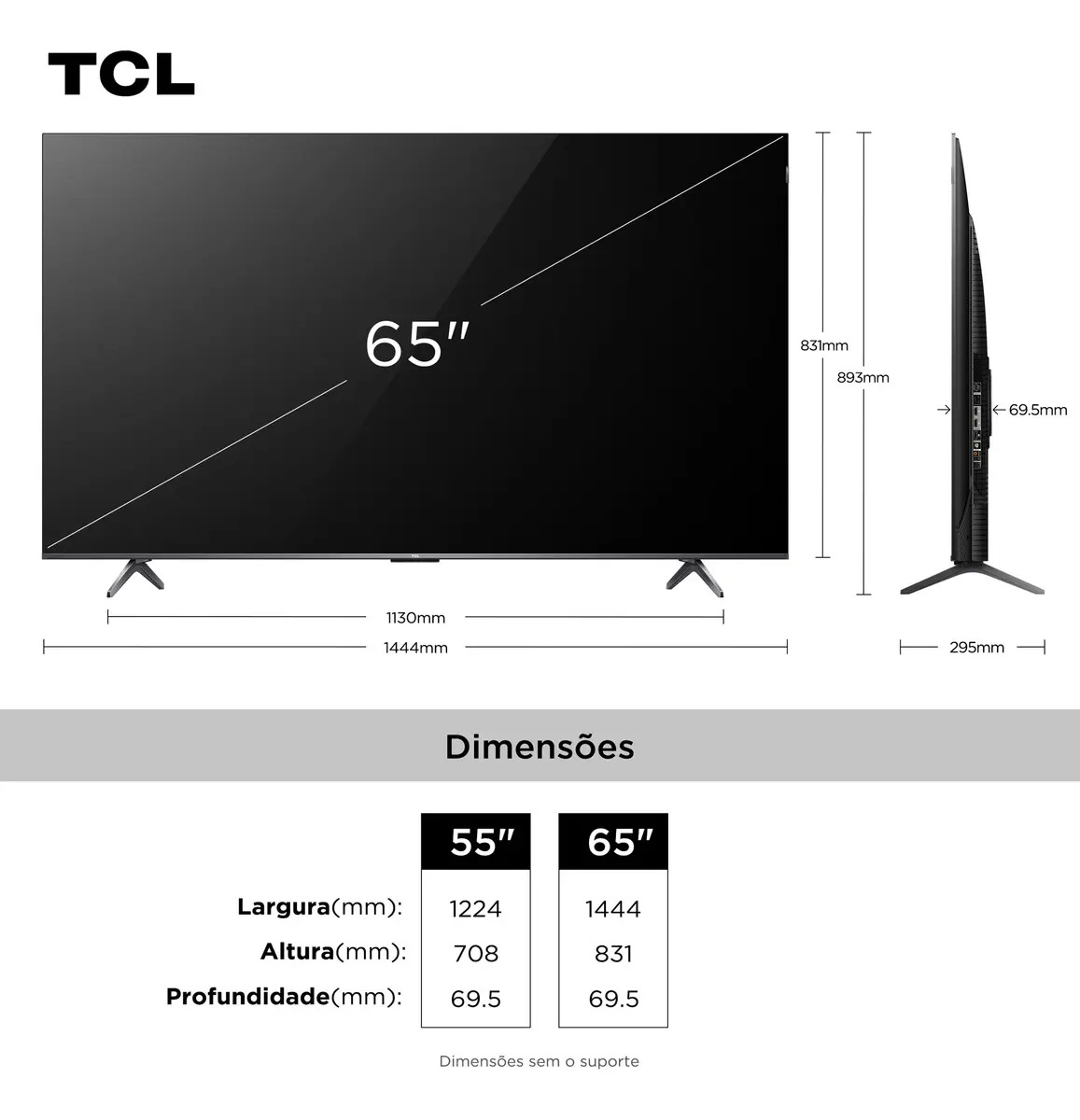 TCL QLED 4K TV P8K 3
