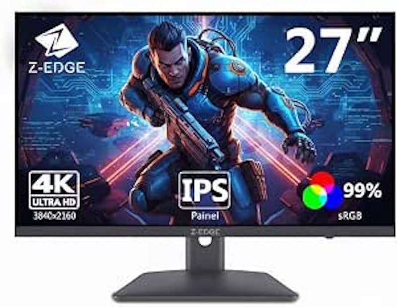 Monitor de Escritório 27" 75 Hz 4K Painel IPS 1