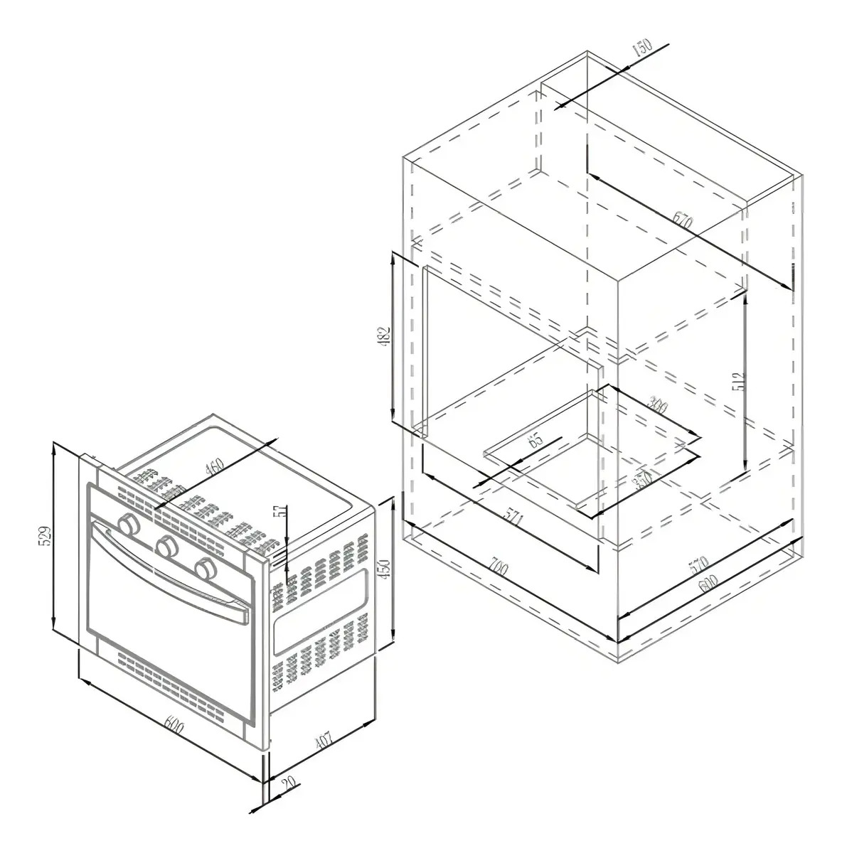 Forno de Embutir Elétrico Philco 5