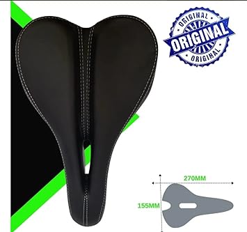 Selim Bike Mtb Logan Md211A-1 Preto com Cavidade Neopreme 2
