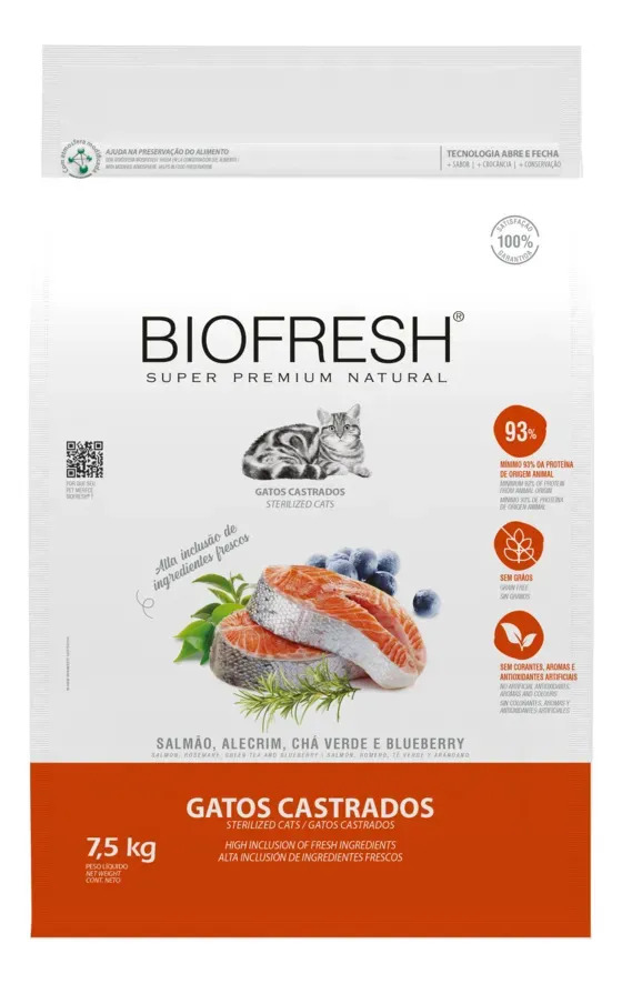 Biofresh Gatos Castrados Salmão 1