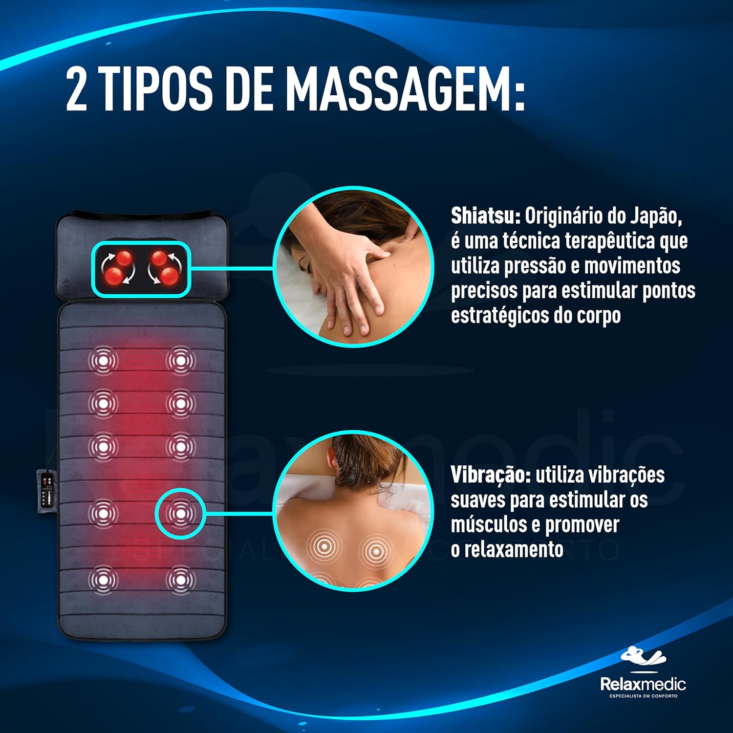 Esteira Massageadora Pillow Top RelaxMedic 2