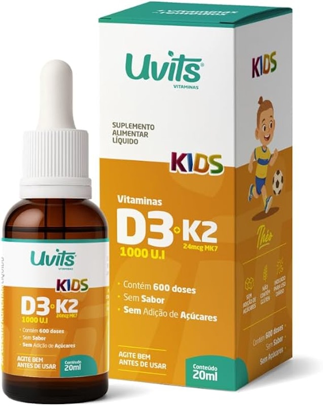 Vitamina D3 1000 UI K2 MK7 24 mcg Kids 1