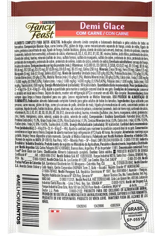 Alimento Úmido Fancy Feast Demi Glace 2