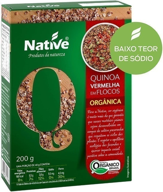 Quinoa Vermelha em Flocos Orgânica 2